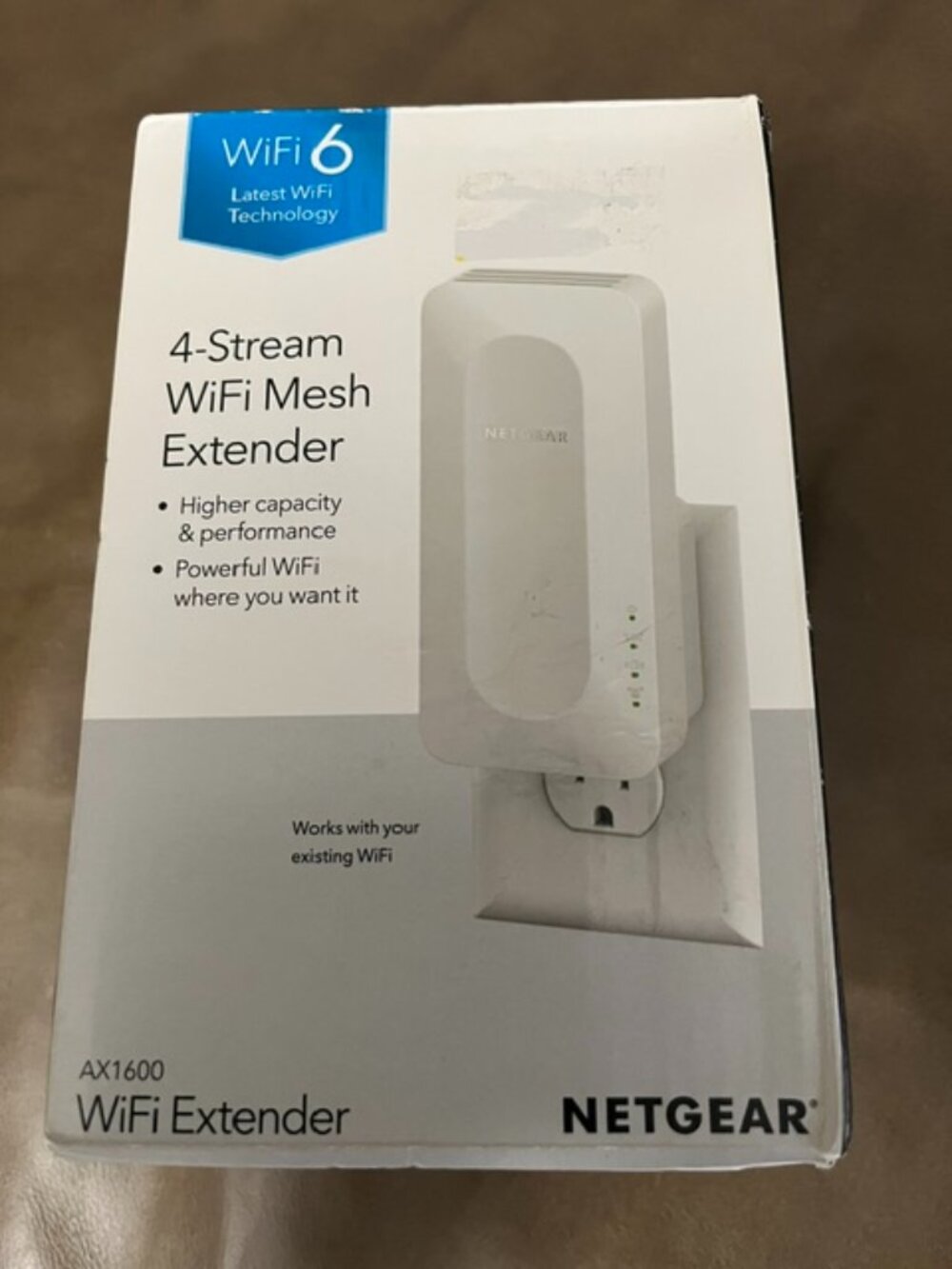 NET GEAR Wifi6 4-Stream WiFi Mesh Extender NEW in box